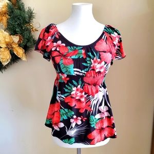 NWT! Floral Blouse